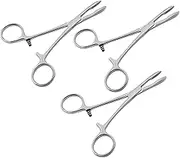 Pean Artery Forceps 14 cm – Set of 3 Pcs | Straight Clamp Tool | Stainless Steel | Reusable & Autoclavable | #115910052