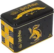 New English Teas Harry Potter Hufflepuff Crest Tea Caddy with 40 English Afternoon Teabags