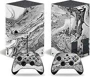 Sticker Decal for Xbox Series X Console and Controller - Full Cover Protective Skin Set Compatible with Xbox Series X - Cool Black (Version Ⅳ)