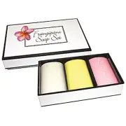 Clover Fields Soap Gift Box Frangipani 100 gm x 3