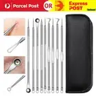 9X Blackhead Remover Extractor Tool Pimple Blemish Popper Comedone Kit Clip