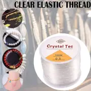 Elastic Clear Thread Cord Stretchy String Beading Jewellery Bracelet Necklace