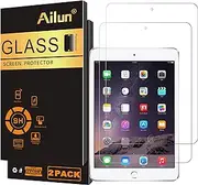 iPad Mini Screen Protector[2Pack] by AilunTempered Glassfor Apple iPad Mini 1/2/39H Hardness2.5D EdgeUltra ClearAnti-ScratchCase Friendly-Siania Retail Package