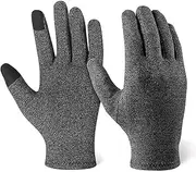 Mingzhe Full Compression Touch Screen Full Finger Glove Rheumatoid Arthritis Hand Support for Women Men Relief for Joint Wrist Thumb Pain