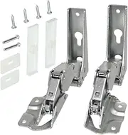 SPARES2GO Integrated Upper & Lower Door Hinge Kit compatible with Hettich Fridge Freezer 3905 3362 3363 5.0 41,5
