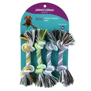 4pk Puppy Pet Chew Rope Toys Small Dog Chews Bite Training Play Dental Gift