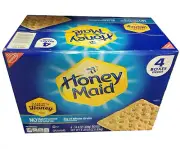 Nabisco Honey Maid Graham Crackers 4-14.4 oz SUPER DEAL ON THIS TASTY FAVORITE