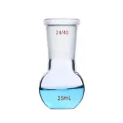 25ml,24/40,Single Neck,Flat Bottom Glass Flask,One Neck,Lab Boliling Bottle