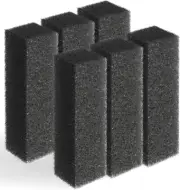 6 Count Activated Carbon Filter Pads for Aqueon Quietflow LED PRO Aquarium Power