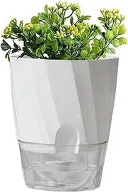 Self Watering Flower Pot | Self Watering Pots - Plants Wicking Pots, Planter Pot with Large Water Storage for Indoor Plants, Flowers, Tartaglia