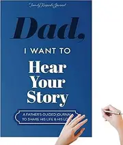 Dad, I Want To Hear Your Story Journal Notebook, A Father's Guided Journal To Share His Life & His Love, Multipurpose Journal Book Portable Notebook Journal Writing Notepads For Family