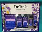 Dr Teals Sleep Bath 5 pc Set with Lavender and Chamomile Oils New In Box