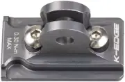 K-EDGE NiteRider Adapter: for K-EDGE Go Big Mounts and Combo Mounts Gun Metal