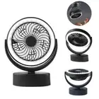 30 LED Portable Tent Fan Light Outdoor Travel Camping Lantern USB Rechargeable