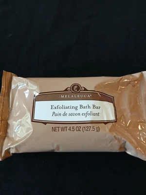 Melaleuca Exfoliating Bath Body Bar Almond Vanilla Scent 4.5oz