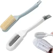 [Generic] 2Pack Shoe Cleaning Brush -Sneaker Shoe Cleaner Brush-Soft Bristle Cleaning Shoes Scrubber-Long Handle Shoe Scrubbing Brush-White Sneaker Cleaner Brushes for Cleaning