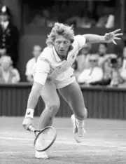 Boris Becker Of West Germany Returns The Ball V Ivan Lendl 1988 Tennis Photo 4