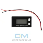 2x 6133A LCD Voltage Meter DC-8V-100V Voltmeter Battery Power Dual Display US