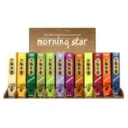 Japanese Nippon Kodo Morning Star Incense 50 Sticks with Incense Holder Stand