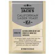 Mangrove Jack's M54 Californian Lager Beer Yeast 10g Home Brew Sachet FP
