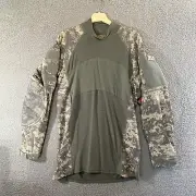 Army Combat FR Shirt Mens Medium Flame Resistant Digital Camo Tactical Military