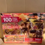 MELISSA & DOUG 美國瑪莉莎拼圖 大型地板拼圖, 非洲草原 100 片