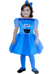 Sesame Street Toddler Cookie Monster Girls Costume