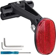 Tracker Holder for Bikes,Reflective Seatpost Mount GPS Tracker Rear Light | No Locator Included, Cycling Safety Accessories, Waterproof