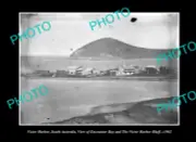 OLD LARGE HISTORIC PHOTO VICTOR HARBOR SOUTH AUSTRALIA THE TOWN & BLUFF c1902