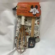 Disney Mickey Mouse Halloween 3 Piece Kitchen Set Oven Mitt Spatula Whisk 2022