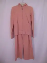 NWT BURBERRY BLUSH CHECK COTTON HOODED PANTS SPORT SUIT SET KG7 PICKETTY 12