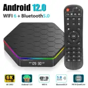 2024 Upgraded T95Z Plus Smart Android 12.0 TV Box Quad Core 6K HD Stream Player