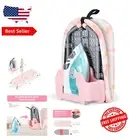 Folding Ironing Board with Secure Iron Holder - Compact for Home & Travel