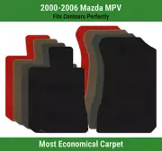Lloyd Velourtex Front Row Carpet Mats for 2000-2006 Mazda MPV (for: Mazda)
