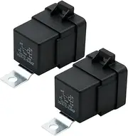 Zreneyfex 898H-1CH-D1SW-R1 Relay, 50A 12VDC Weatherproof SPDT Automotive Relay 2 Pcs