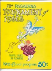 MAG: Pasadena Tournament of Roses Parade Program 1967-78th Annual Parade prog...