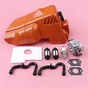 Top Cylinder Engine Cover Shroud Carburetor Carb for Stihl MS180 MS170 018 017 MS 180 170 Walbro Carby Air Fuel Filter Line Hose