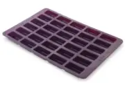 BRAND NEW Epicure Silicone Perfect Petites Purple Baking Pan 15x10" ~ Makes 30