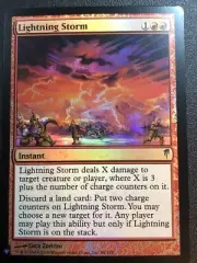 LIGHTNING STORM FoIl Mystery Booster MTG N/M Ships Free!!!