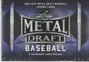 2021 LEAF METAL DRAFT BASEBALL FACTORY SEALED HOBBY BOX