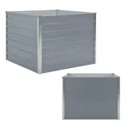 100cm Raised Garden Bed Box Flower Herb Plant Trough Galvanised Steel Planter