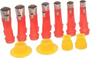 SEWACC 1 Set Caulking Nozzle with Base and Protective Cover Durable Finishing Tool for Various Door and Window Models High Strength Sealant Applicator for Kitchen and Bathroom Use