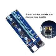 60cm Laptop PCI-e Riser 1x to 16x USB3.0 Graphics Extension Power Adapter