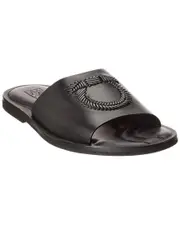 Ferragamo Lionel Leather Slide