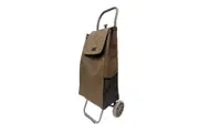 SACHI COSMO WEATHERPROOF SHOPPING TROLLEY WITH WHEELS 38L - TAN