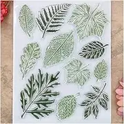 Kwan Crafts Leaves Clear Stamps for Card Making Decoration and DIY Scrapbooking