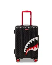 SPRAYGROUND ATOMIC VAPOR SHARKNAUTICS HARDSHELL CARRY-ON LUGGAGE