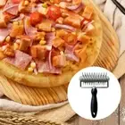 Stainless Steel Pizza Dough Roller With PP handle Pastry Puncher Pie