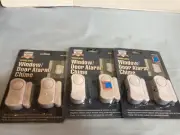 SET of 6 Bunker Hill Security Wireless Window Door Alarm Chime #F0