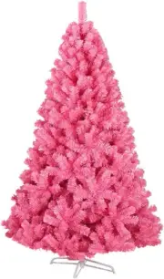 Pink Christmas Tree 1.5M/5Ft Color Xmas Tree 2940 PVC Tips Christmas Ornament...